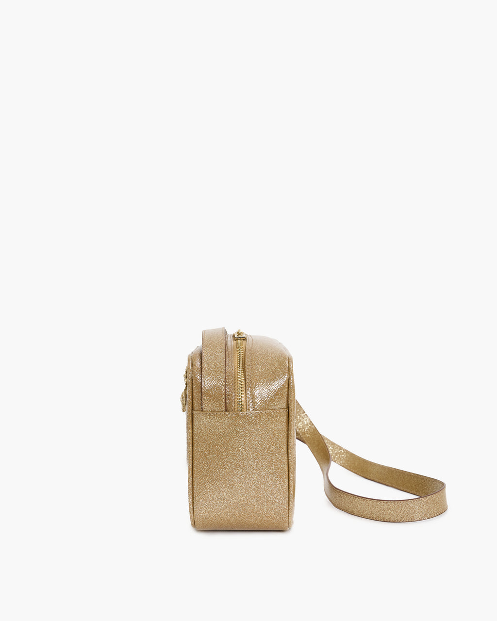 Rory™ | Borsa a Tracolla Nera in Pelle Dollaro Made in Italy
