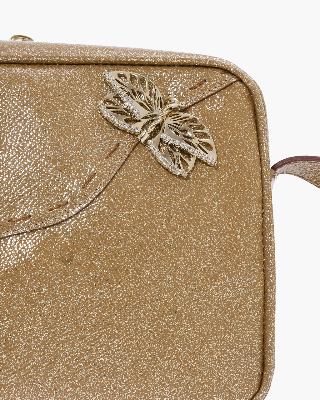 Rory™ | Borsa a Tracolla Nera in Pelle Dollaro Made in Italy